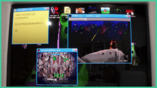 The desktop screen that you interact with in Gorgon's Garden, with multiple windows open, including the notes app, with random shortcuts on the homescreen. The desktop screen that you interact with in Gorgon's Garden, with multiple windows open, including the notes app, with random shortcuts on the homescreen.