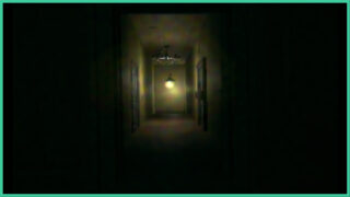 A dark hallway in Not Like Them with a small light at the end, with closed doors on either side. A dark hallway in Not Like Them with a small light at the end, with closed doors on either side.
