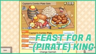 image shows a complete meal with a luffy plushie in the top right image shows a complete meal with a luffy plushie in the top right