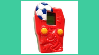 The Knuckles Soccer toy from the McDonald's Sonic the Hedgehog LCD Game Consoles series. The Knuckles Soccer toy from the McDonald's Sonic the Hedgehog LCD Game Consoles series.