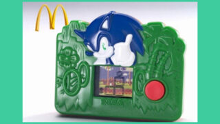 The Sonic Action Game toy from the McDonald's Sonic the Hedgehog LCD Game Consoles series. The Sonic Action Game toy from the McDonald's Sonic the Hedgehog LCD Game Consoles series.