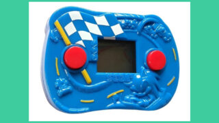 The Sonic Speedway toy from the McDonald's Sonic the Hedgehog LCD Game Consoles series. The Sonic Speedway toy from the McDonald's Sonic the Hedgehog LCD Game Consoles series.